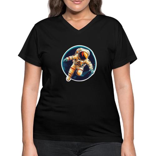 Astronaut: Dream, explore, discover! - Women's V-Neck T-Shirt