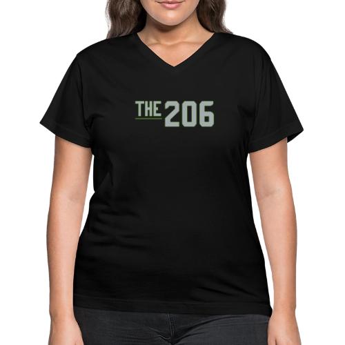THE | 206 - Game Day Glory - Local Collection - Women's V-Neck T-Shirt
