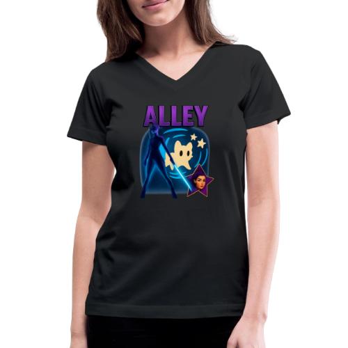 Alley of the Stars - Women's V-Neck T-Shirt