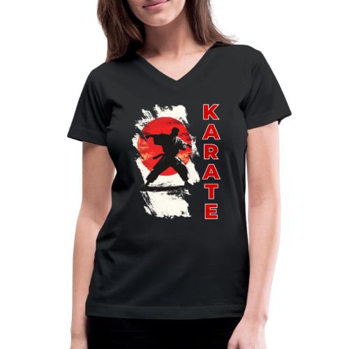 Karate: the spirit of discipline - Women's V-Neck T-Shirt