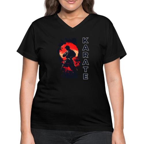 Karate: the art of self-mastery - Women's V-Neck T-Shirt