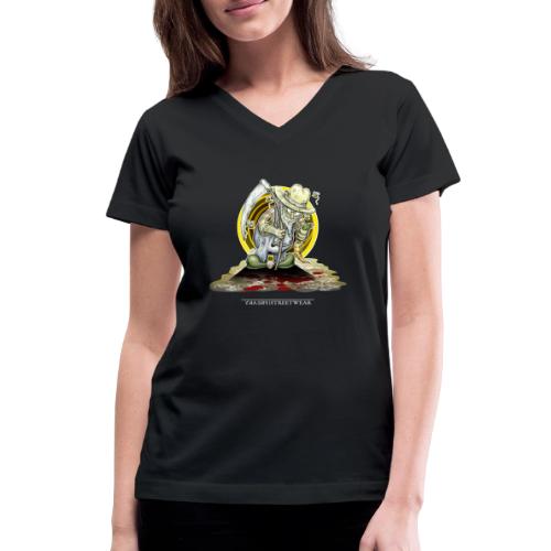 PsychopharmerKarl - Women's V-Neck T-Shirt