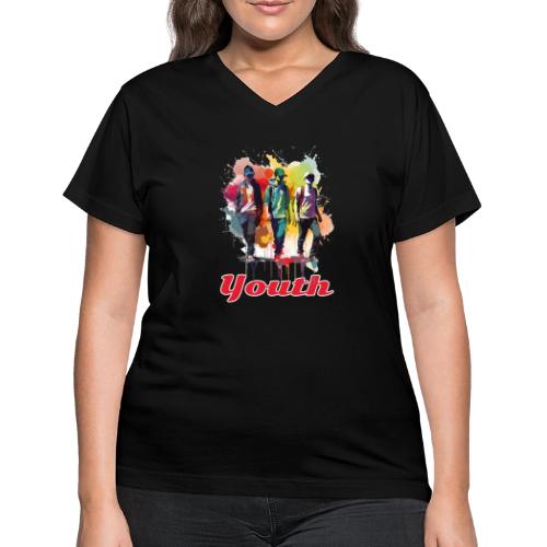 Forever Youthful - Women's V-Neck T-Shirt