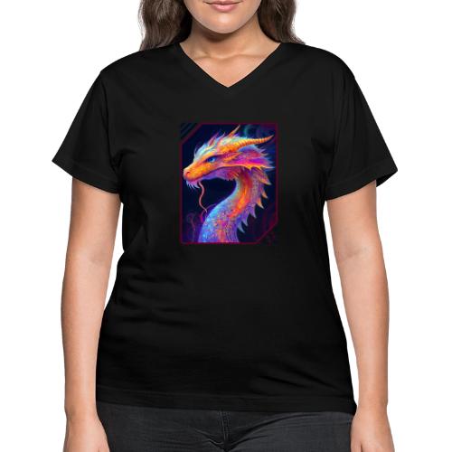 Dragon Spectrum - Women's V-Neck T-Shirt