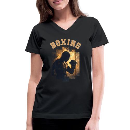 The Art of Boxing - Women's V-Neck T-Shirt