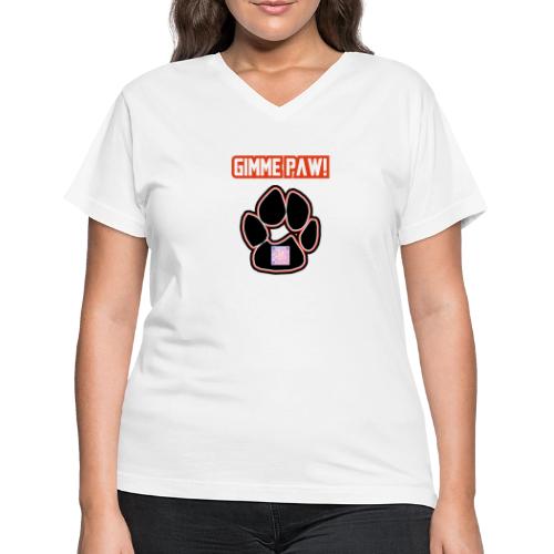 Jack-Jack’s Paw (Proceeds go to ASPCA!) - Women's V-Neck T-Shirt