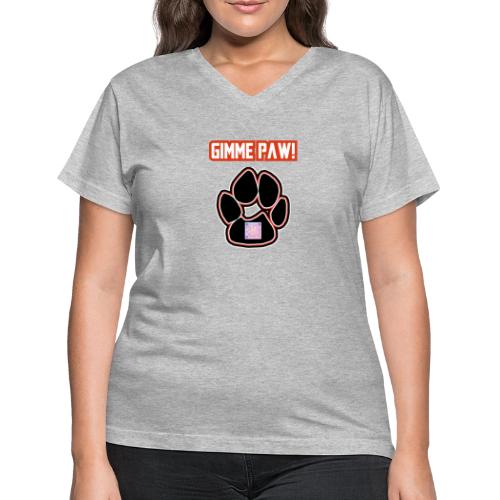 Jack-Jack’s Paw (Proceeds go to ASPCA!) - Women's V-Neck T-Shirt