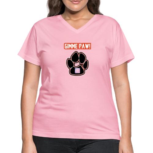 Jack-Jack’s Paw (Proceeds go to ASPCA!) - Women's V-Neck T-Shirt