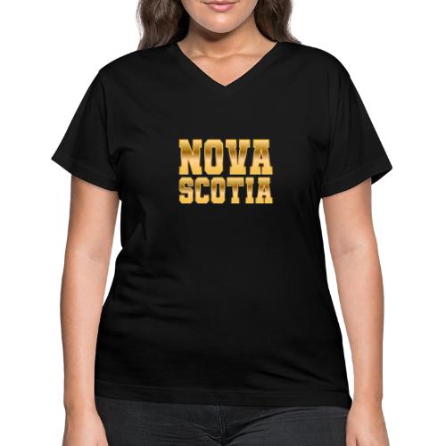 Nova Scotia - Women's V-Neck T-Shirt