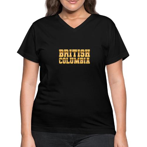 British Columbia - Women's V-Neck T-Shirt