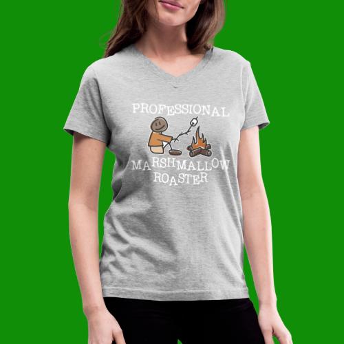 Professional Marshmallow roaster - Women's V-Neck T-Shirt
