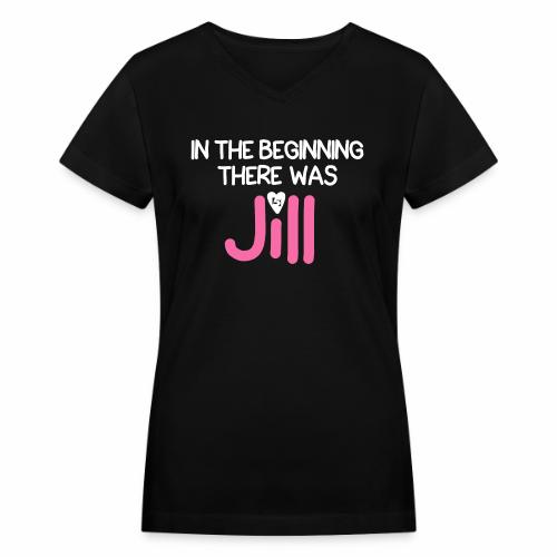 Women's In the beginning there was House Shirt - Women's V-Neck T-Shirt