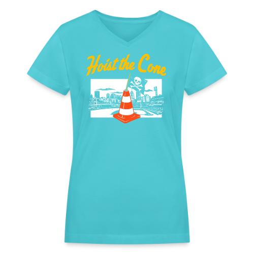 Hoist The Cone - Women's V-Neck T-Shirt