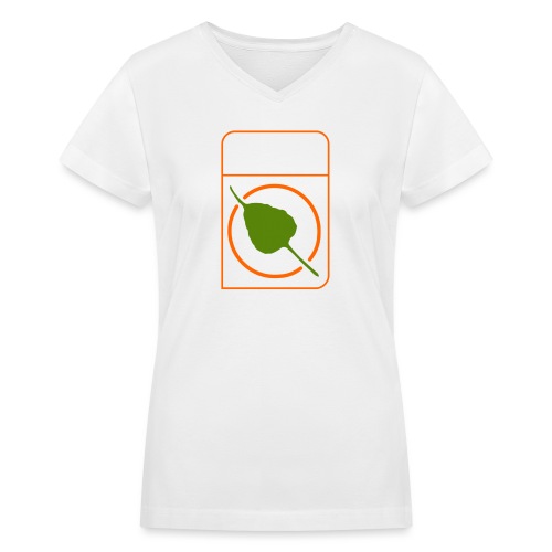Powered by Bodhi Linux - Women's V-Neck T-Shirt