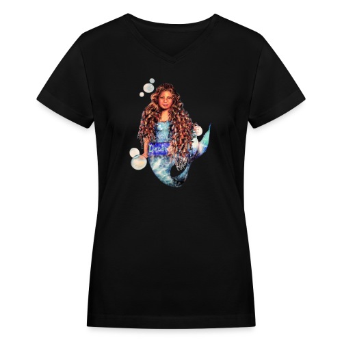 Mermaid dream - Women's V-Neck T-Shirt