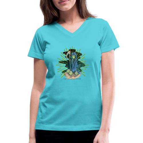 Death doesn‘t choose - Women's V-Neck T-Shirt