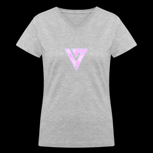 Seventeen Black T-Shirt - Women's V-Neck T-Shirt