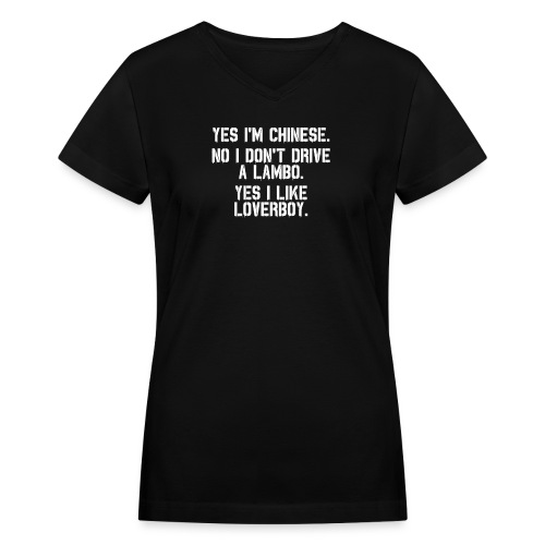 Yes i'm Chinese #2 - Women's V-Neck T-Shirt