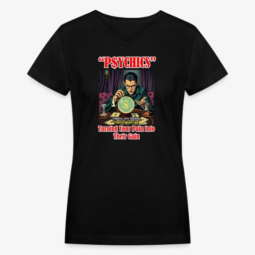 P$YCHICS - Women's V-Neck T-Shirt