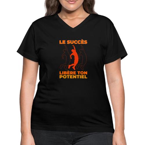 Libère ton Potentiel - Women's V-Neck T-Shirt