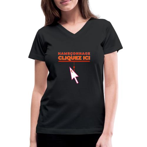 Phishing: Digital Lure - Women's V-Neck T-Shirt