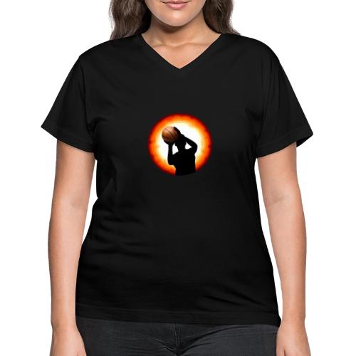Basketball: The Art of the Shot - Women's V-Neck T-Shirt