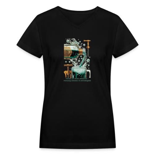 Potion of Poor Decisions Bottle Graphic Tee - Women's V-Neck T-Shirt