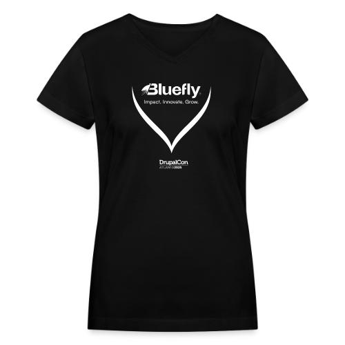Bluefly DrupalCon Atlanta 2025 - Women's V-Neck T-Shirt