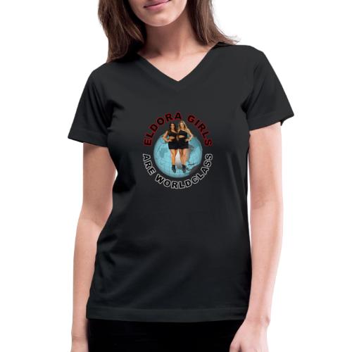 Eldora Girls Are Worldclass - Women's V-Neck T-Shirt