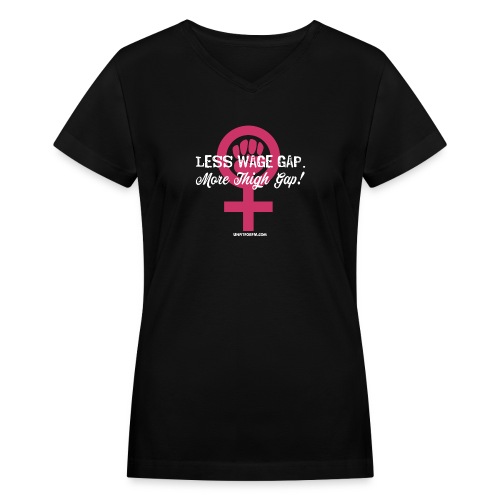 Women's inequality shirt - Women's V-Neck T-Shirt