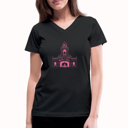 Pink is the warmest color - Women's V-Neck T-Shirt