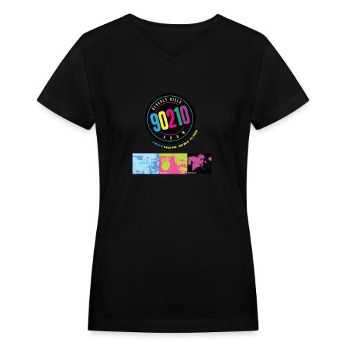 Zoom slide Shirt 90210 01 - Women's V-Neck T-Shirt
