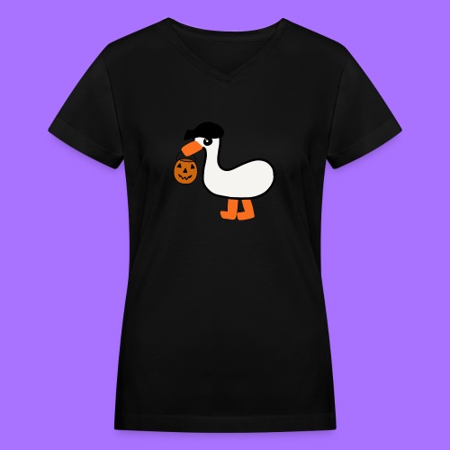 Emo Goose (Halloween 2021) - Women's V-Neck T-Shirt