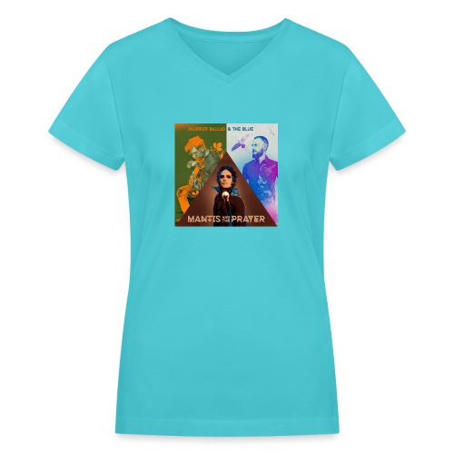 Murder Ballad & The Blue - Women's V-Neck T-Shirt