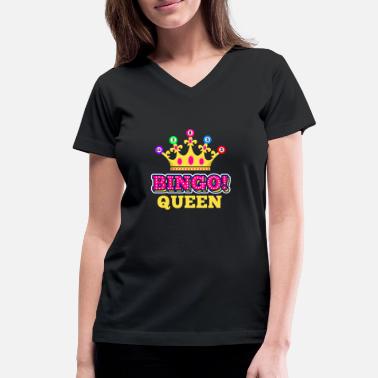 T-shirt Bingo Queen Per Uomo – Maglietta Divertente Con Stampa, Regalo Originale