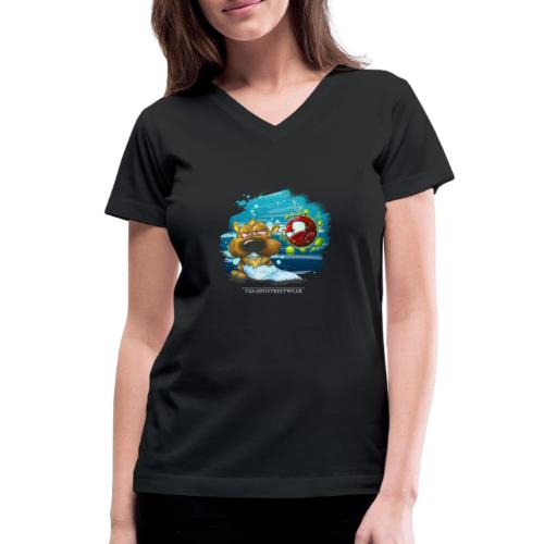 the tragic of life - Women's V-Neck T-Shirt
