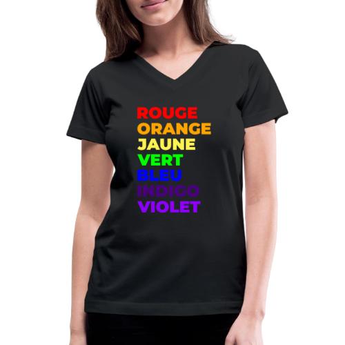 True Colors - Women's V-Neck T-Shirt