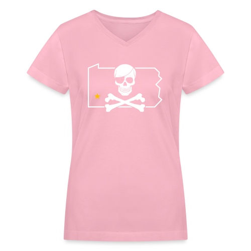 Bones PA - Women's V-Neck T-Shirt