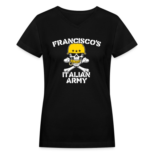 italian army v - Women's V-Neck T-Shirt