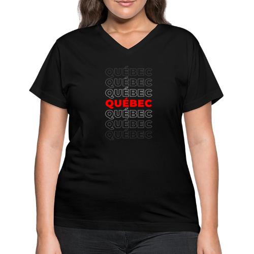 Quebec Declaration - Women's V-Neck T-Shirt