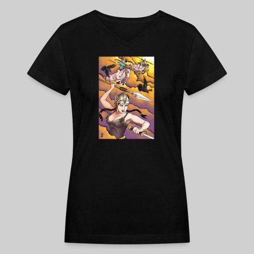 Ride of the Valkyries - Women's V-Neck T-Shirt