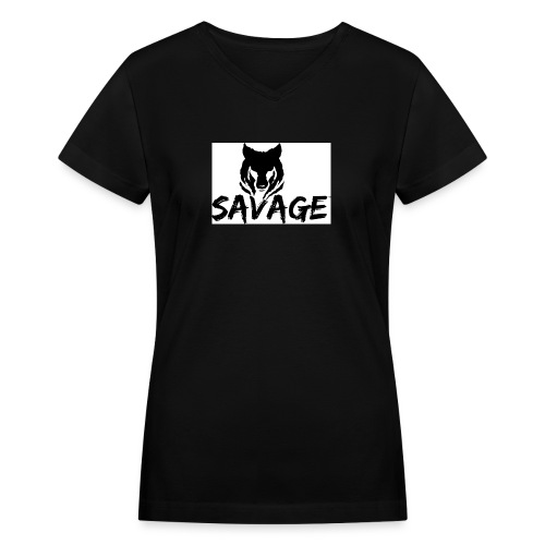 cameron is a savage - Women's V-Neck T-Shirt