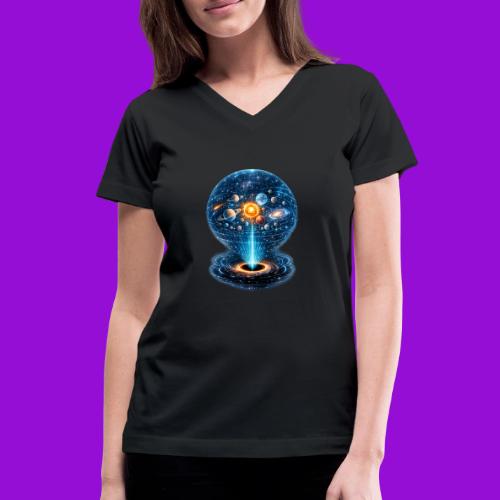 Holographic Universe - Women's V-Neck T-Shirt