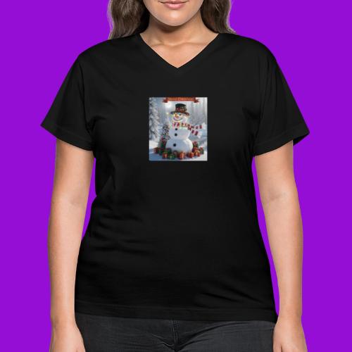 Merry Christmas - Women's V-Neck T-Shirt