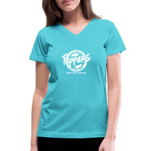 Peppers Hot Place To Dance - Women's V-Neck T-Shirt