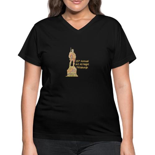 AAN Doughboy tan - Women's V-Neck T-Shirt