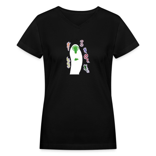 Holy Reptile Priest - Women's V-Neck T-Shirt