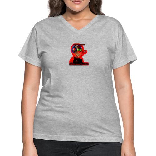 New Logo Branding Red Head Gaming Studios (RGS) - Women's V-Neck T-Shirt