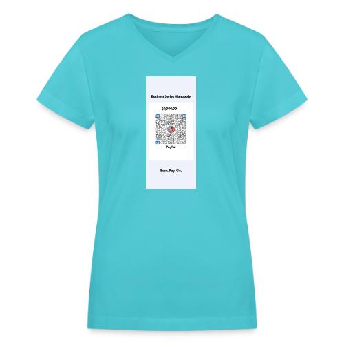 pp my qrcode 1758477437583 - Women's V-Neck T-Shirt