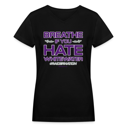 Breathe Long Sleeve Shirts - Women's V-Neck T-Shirt